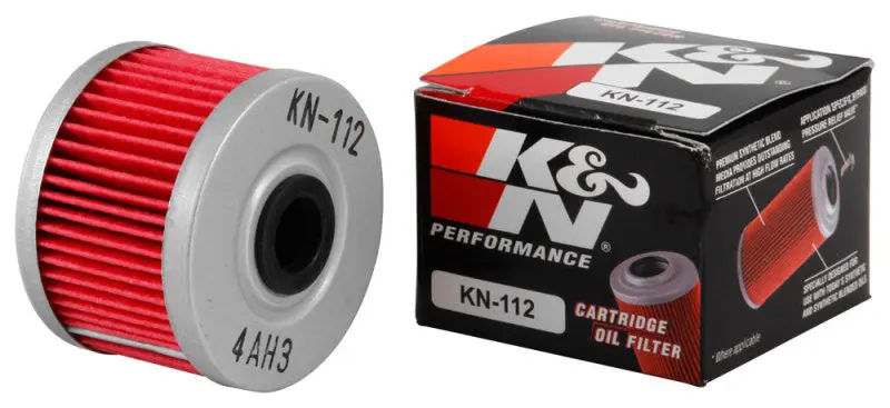 K&N KNNKN-112 Honda/Kawasaki/Polaris/Suzuki 1.969in OD X .469in ID X 1.438in H Oil Filter №9