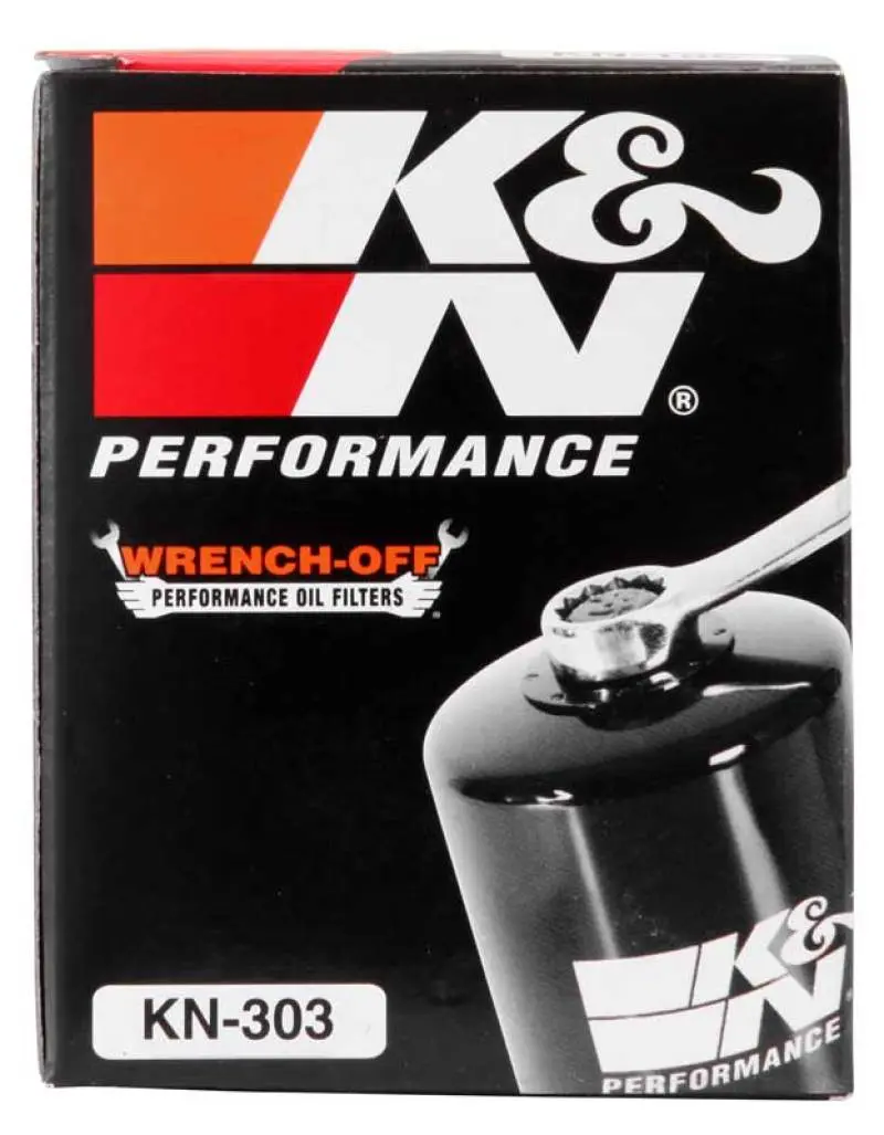 K&N KNNKN-303 Honda / Kawasaki / Yamaha / Polaris / Victory 2.688in OD X 3.344in H Oil Filter №9