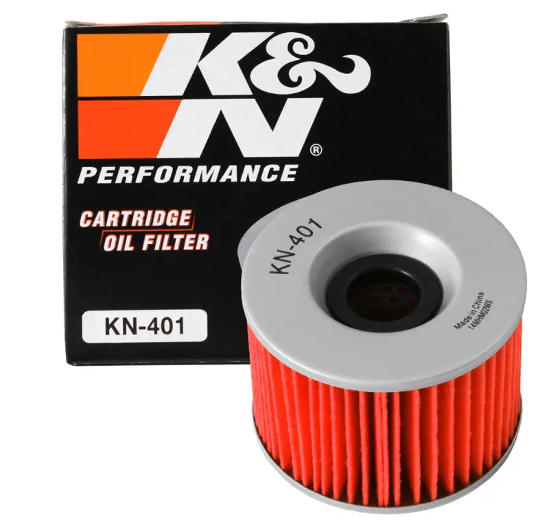 K&N KNNKN-401 Honda / Kawasaki / Yamaha / Triumph 3in OD X .75ID X 2.210in H Oil Filter №9