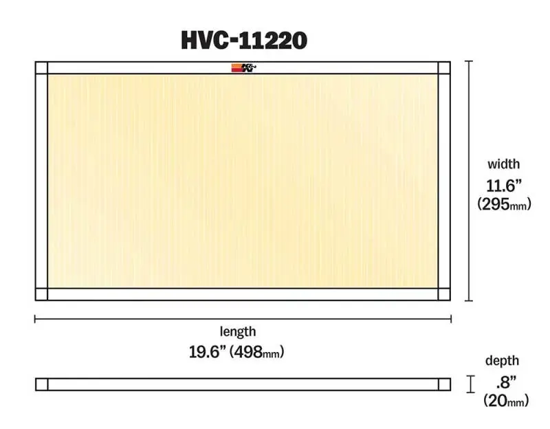 K&N KNNHVC-11220 HVAC Filter - 12 X 20 X 1 №6