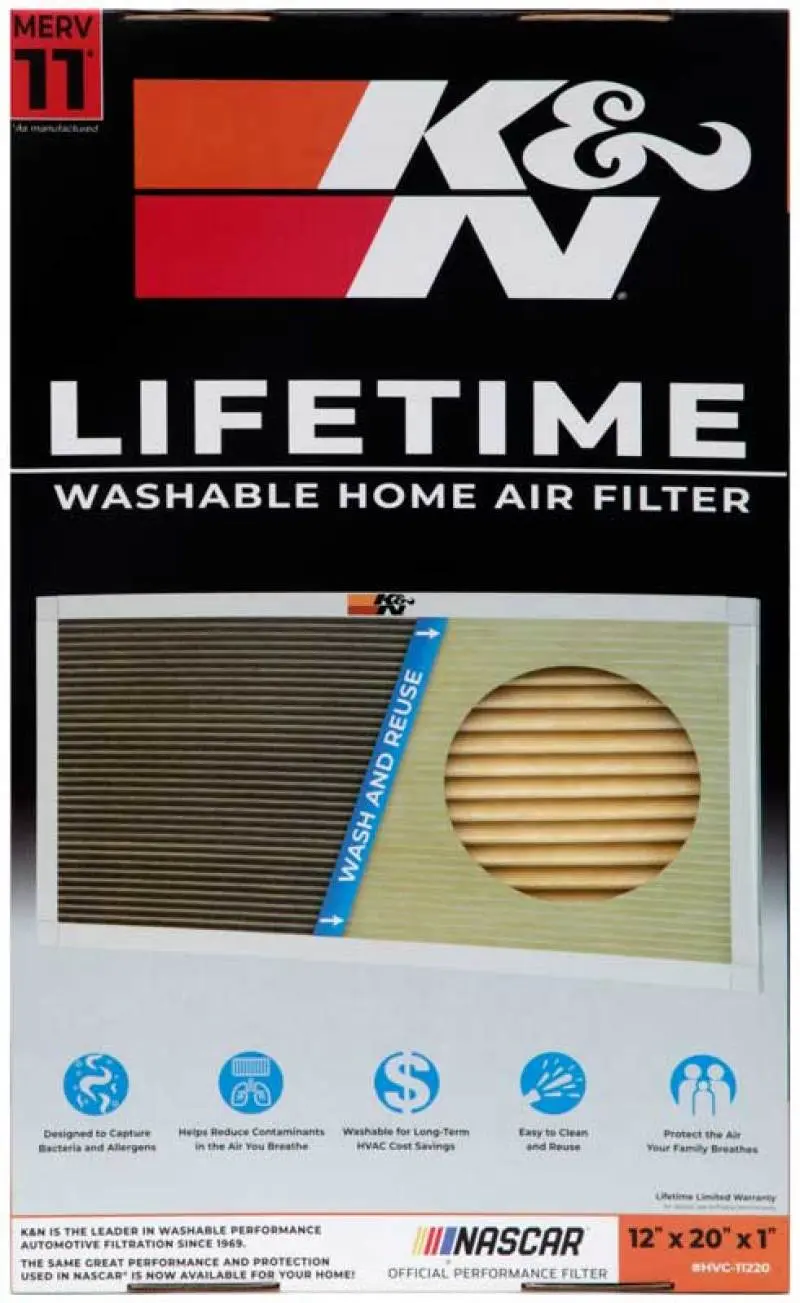 K&N KNNHVC-11220 HVAC Filter - 12 X 20 X 1 №7