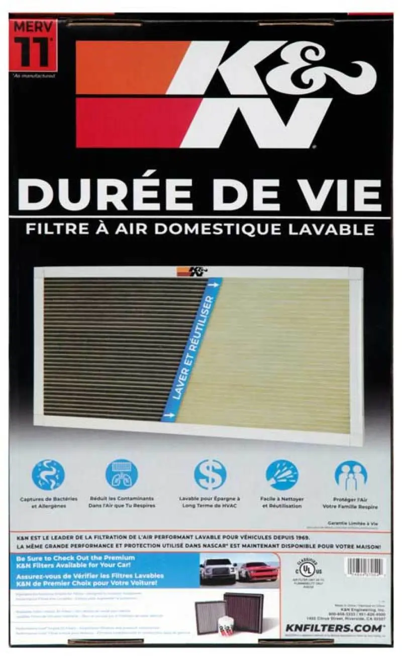 K&N KNNHVC-11220 HVAC Filter - 12 X 20 X 1 №9