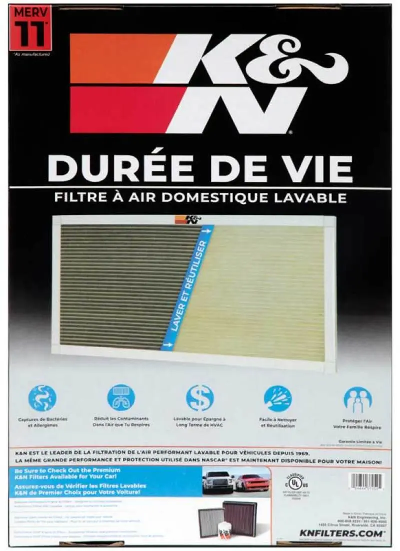 K&N KNNHVC-11420 HVAC Filter - 14 X 20 X 1 №6