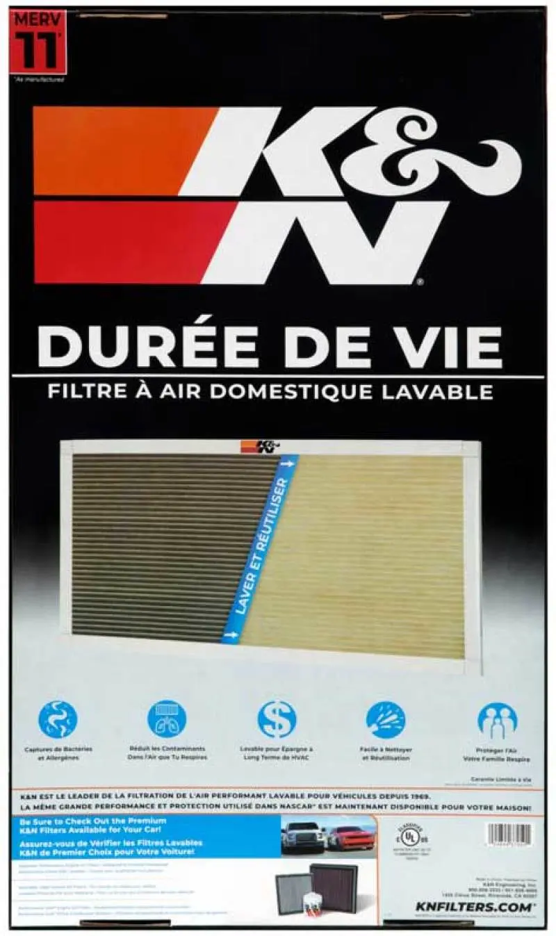 K&N KNNHVC-11424 HVAC Filter - 14 X 24 X 1 №6