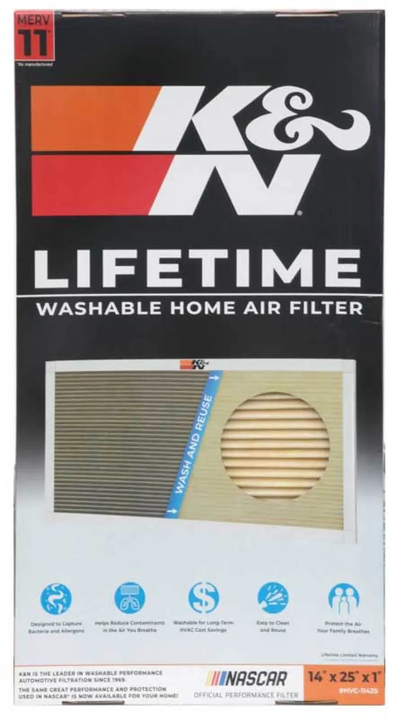 K&N KNNHVC-11425 HVAC Filter - 14 X 25 X 1 №12