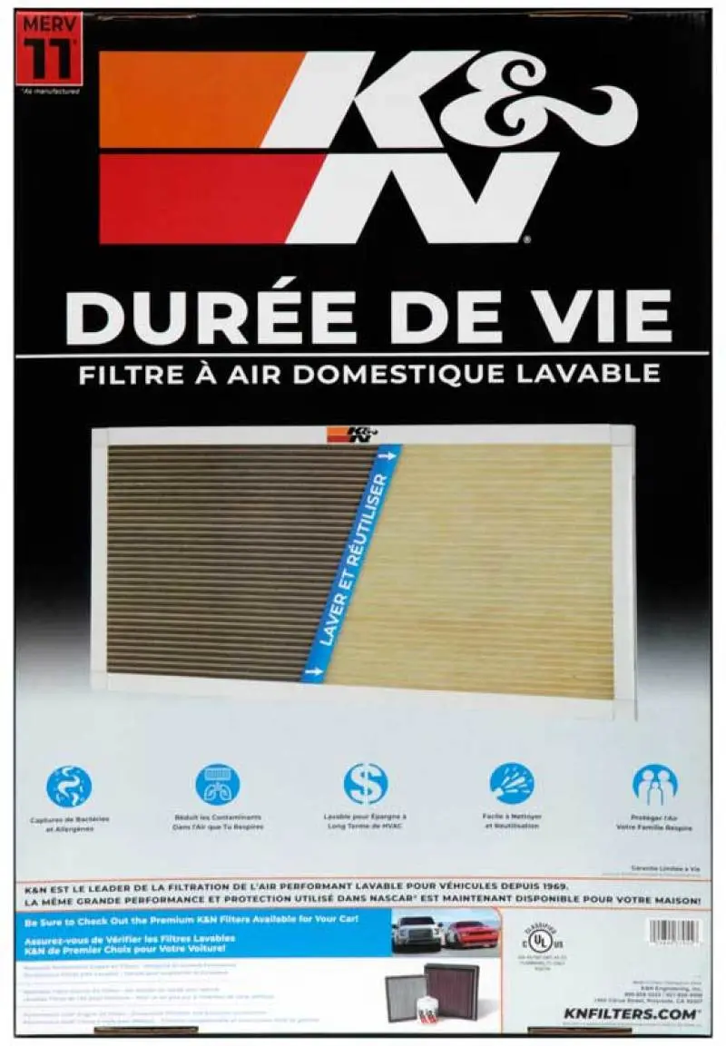 K&N KNNHVC-11624 HVAC Filter - 16 X 24 X 1 №6