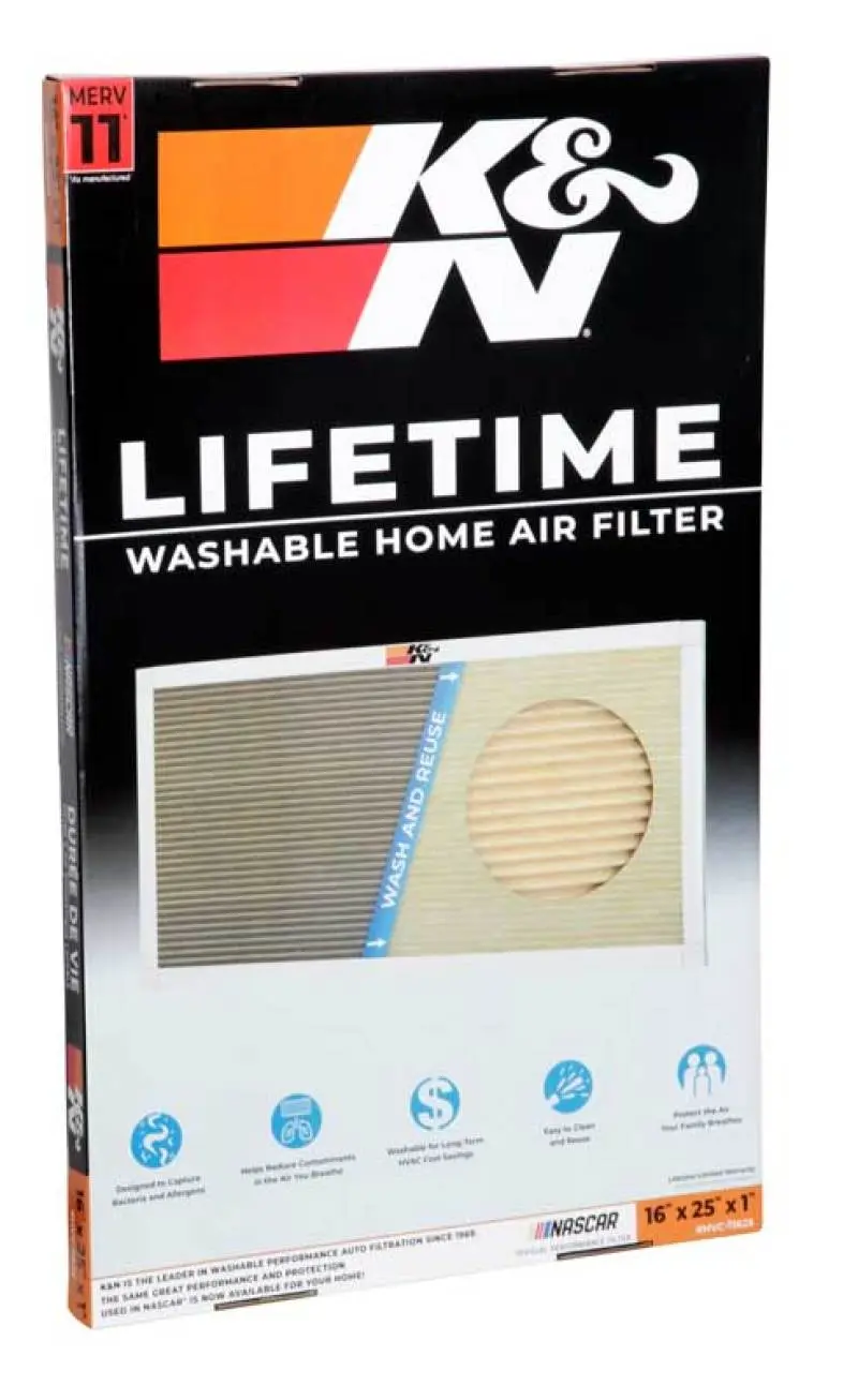 K&N KNNHVC-11625 HVAC Filter - 16 X 25 X 1 №5