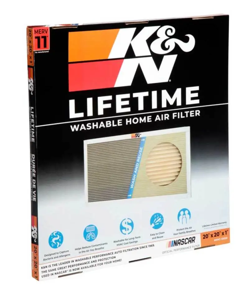 K&N KNNHVC-12020 HVAC Filter - 20 X 20 X 1 №12