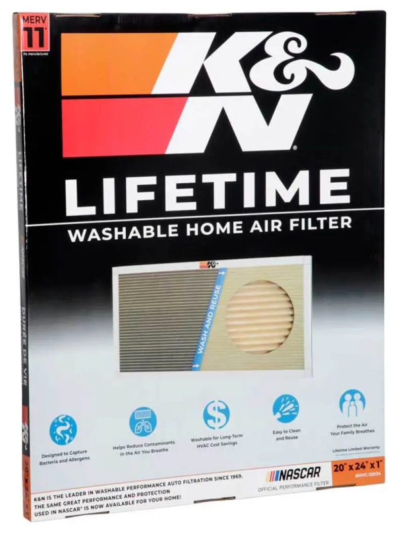 K&N KNNHVC-12024 HVAC Filter - 20 X 24 X 1 №12