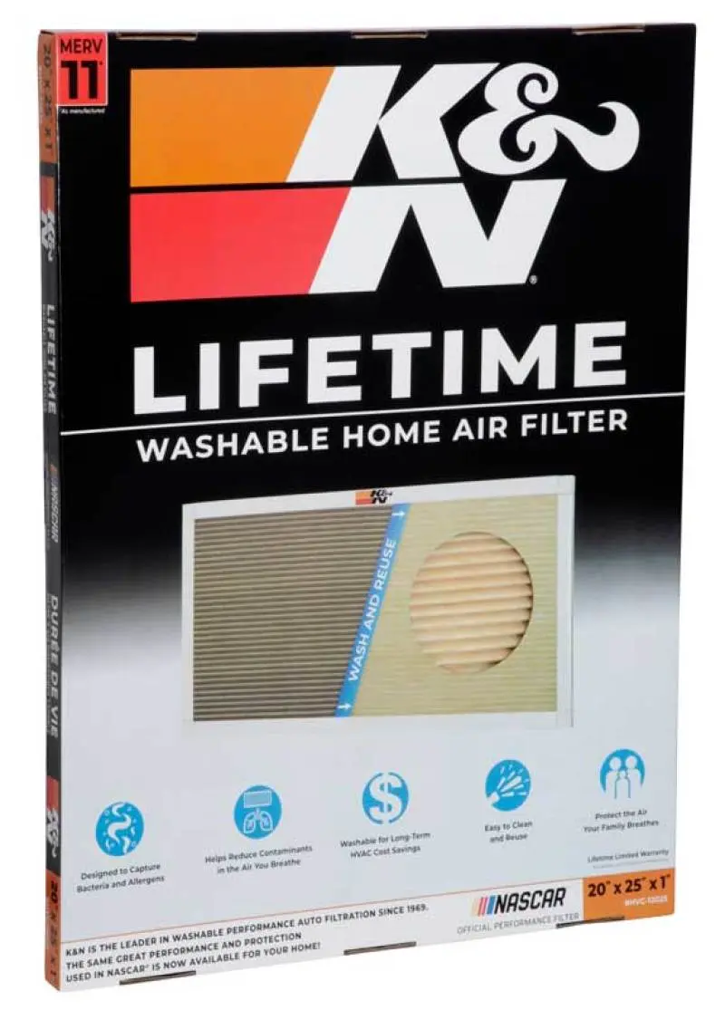 K&N KNNHVC-12025 HVAC Filter - 20 X 25 X 1 №5