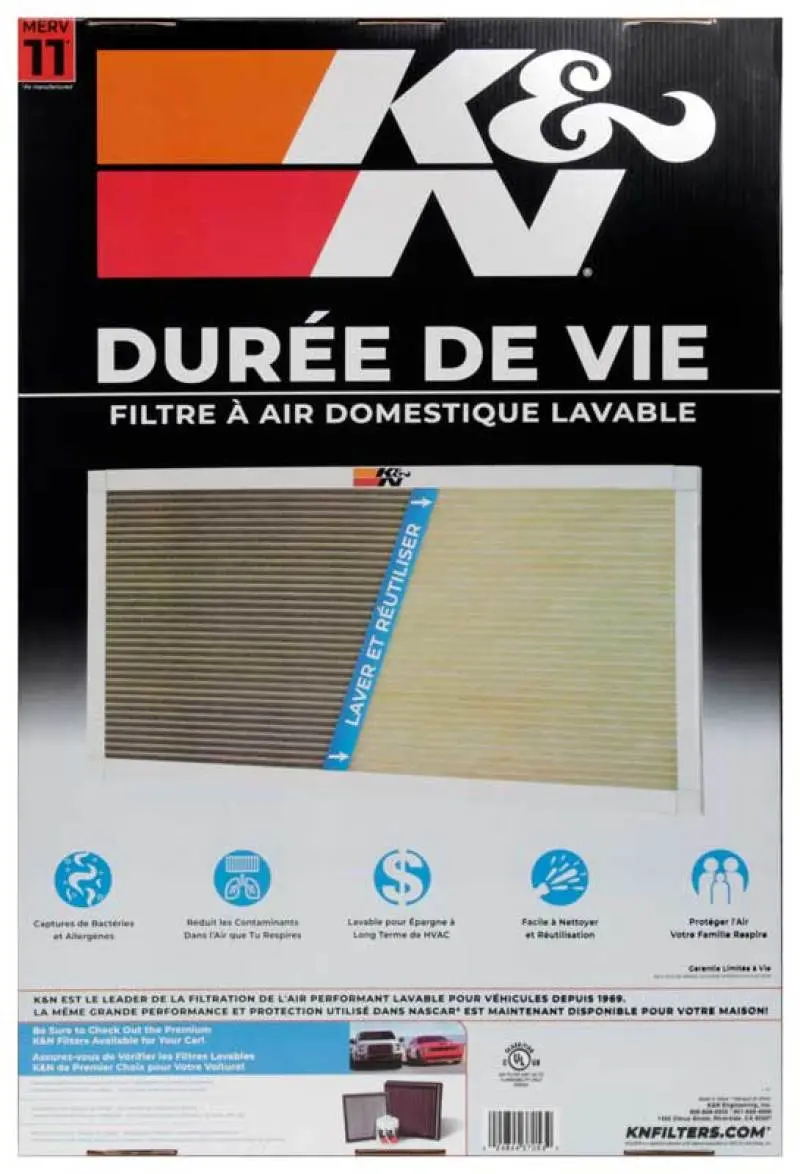 K&N KNNHVC-12030 HVAC Filter - 20 X 30 X 1 №4