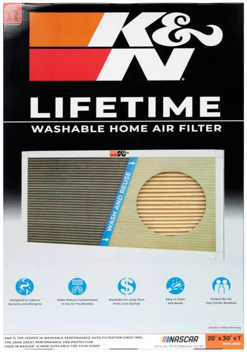 K&N KNNHVC-12030 HVAC Filter - 20 X 30 X 1 №6