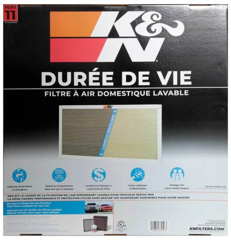 K&N KNNHVC-12424 HVAC Filter - 24 X 24 X 1 №7