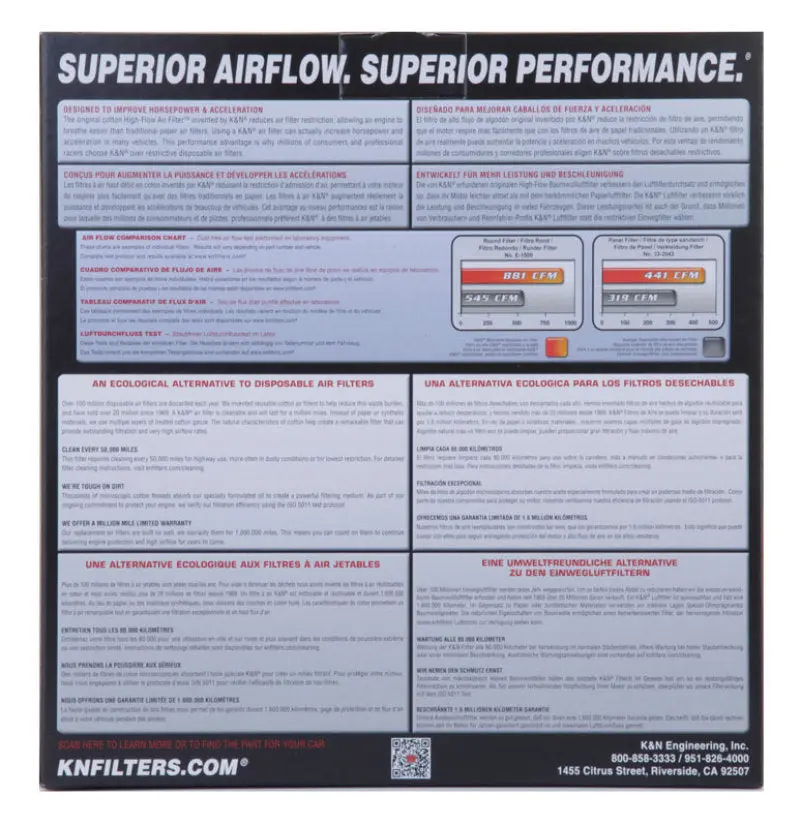 K&N KNN33-2170 IS300 Drop In Air Filter №4