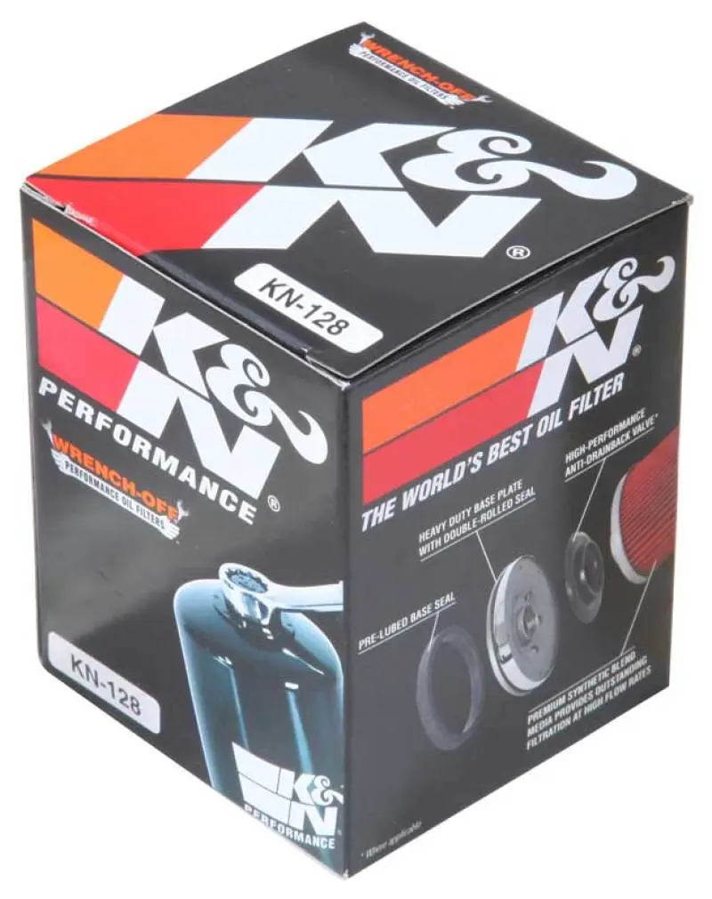 K&N KNNKN-128 Kawasaki 2.688in OD X 2.781in H Oil Filter №9