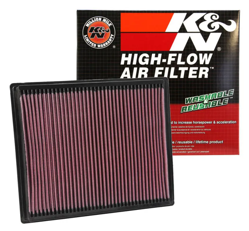 K&N KNN33-2286 Nissan Titan & Armada 5.6L - V8 2004 Drop In Air Filter №17