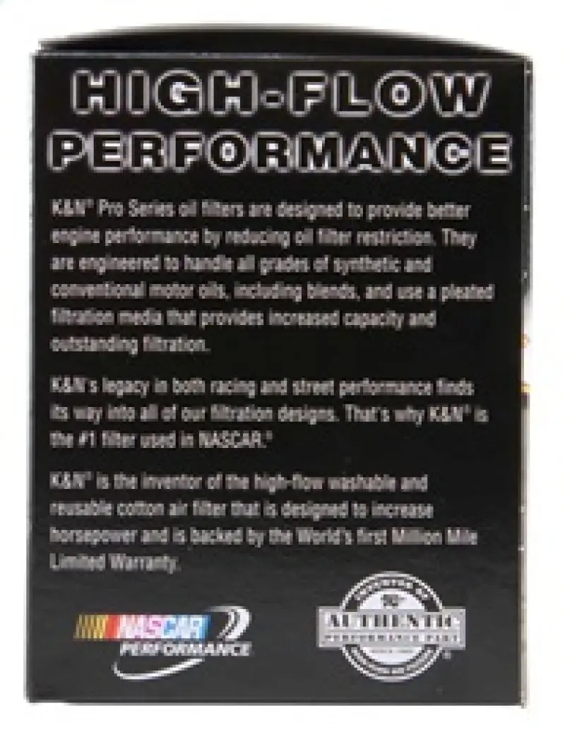 K&N KNNPS-7032 Oil Filter For 06-11 BMW M5/M6 / 08-15 Porsche Cayenne 4.8L / 10-15 911 3.4L/3.8L №10