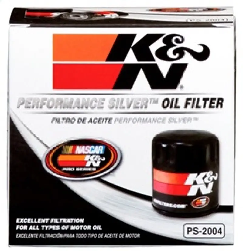 K&N KNNPS-2004 Oil Filter For Fiat/Porsche/Triump/Alfa Romeo/MG/Dodge/Mercury/Toyota 3.656in OD X 4in H №10