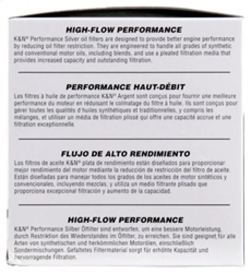 K&N KNNPS-2004 Oil Filter For Fiat/Porsche/Triump/Alfa Romeo/MG/Dodge/Mercury/Toyota 3.656in OD X 4in H №15