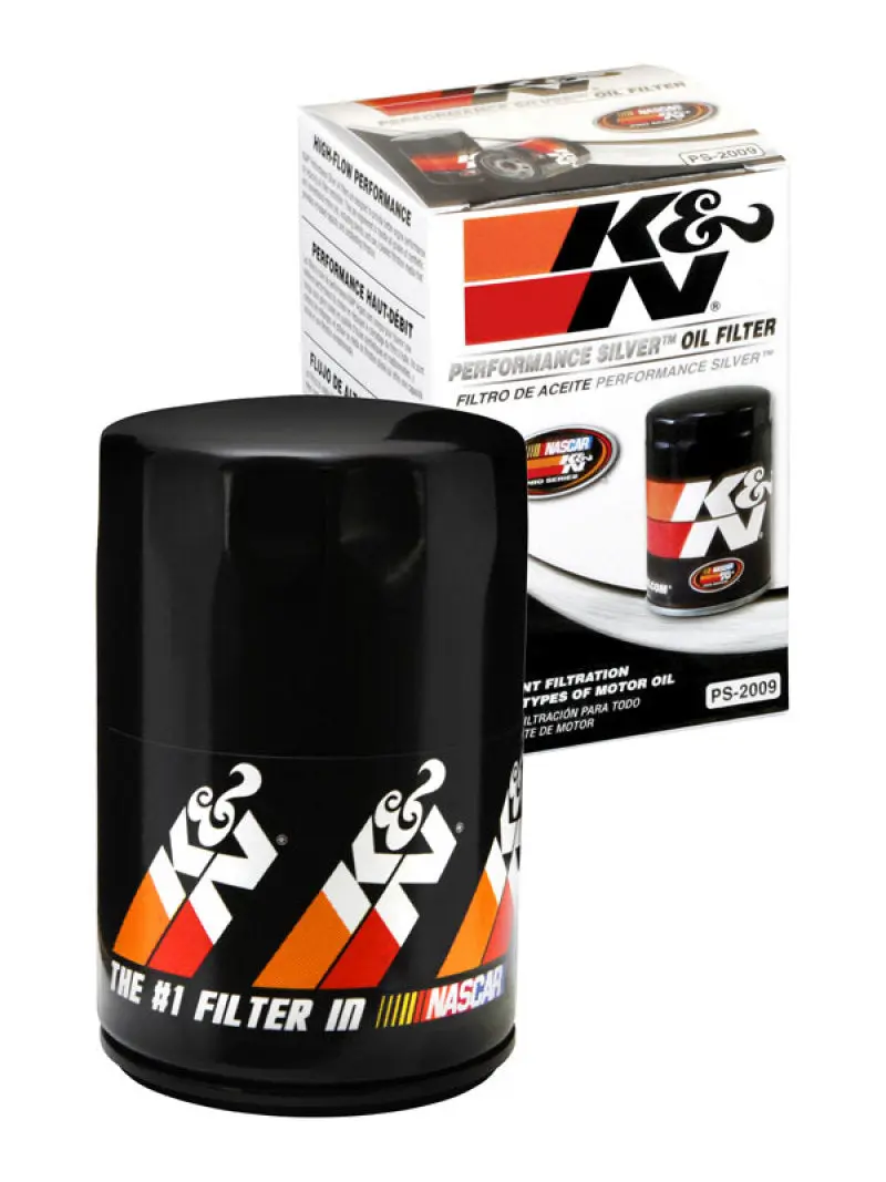 K&N KNNPS-2009 Oil Filter For Ford/Lincoln/Mercury/Mazda/Chrysler/Dodge/Jeep/Jaguar 3in OD X 5.063in H