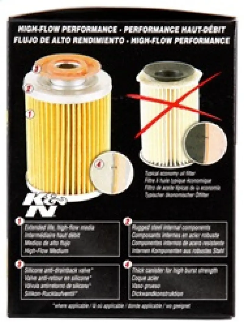 K&N KNNHP-2003 Oil Filter OIL FILTER; AUTOMOTIVE №8