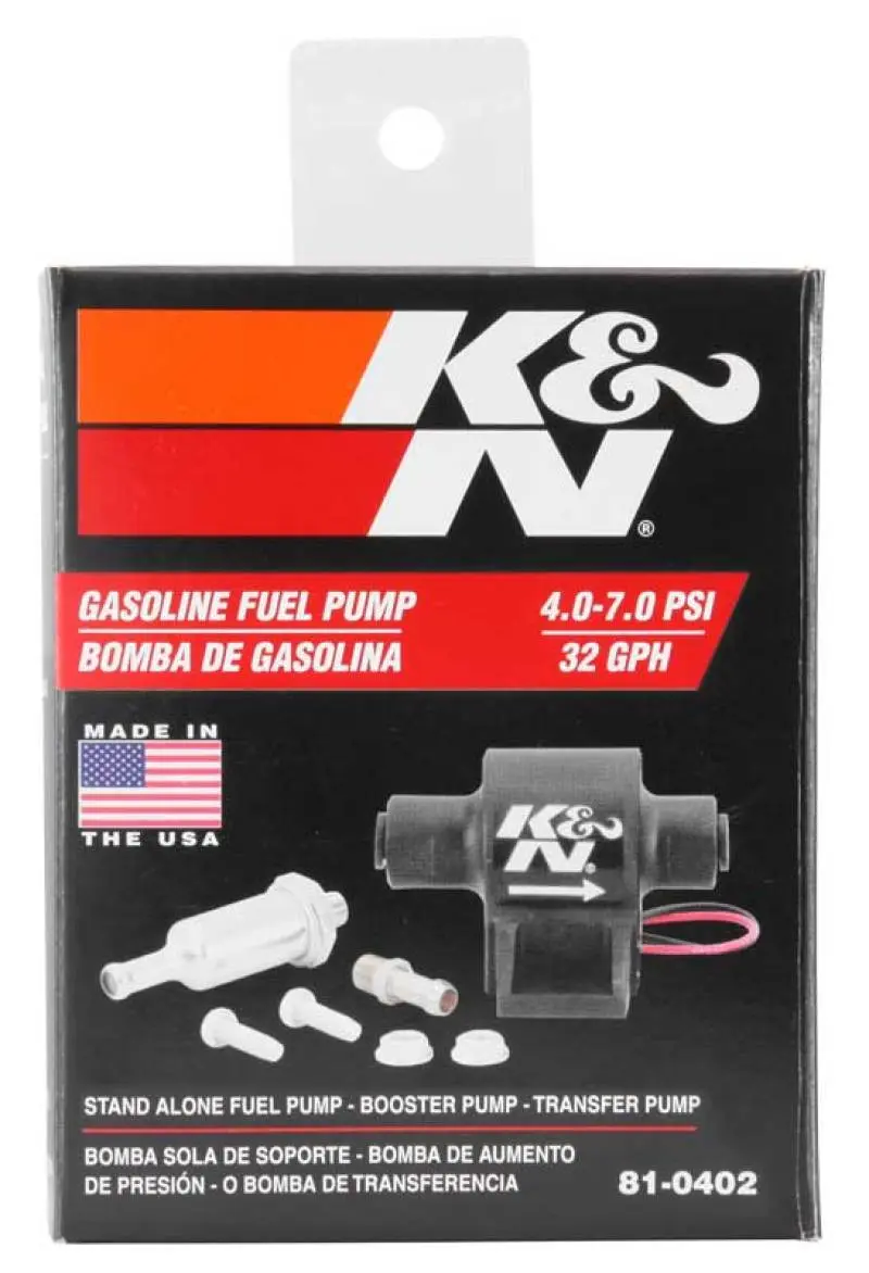 K&N KNN81-0402 Performance Electric Fuel Pump 4-7 PSI №9