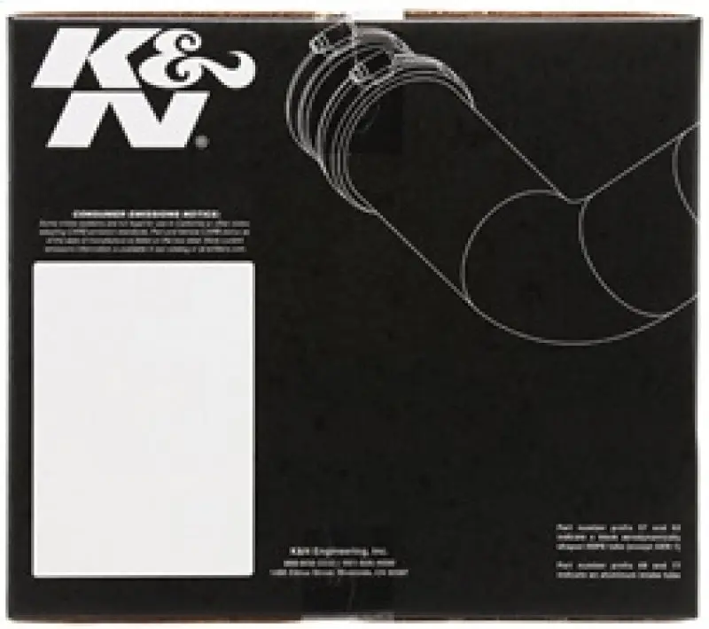 K&N KNN69-3520TP Performance Intake Kit TYPHOON; FORD T-BIRD, 3.9L (CA), 03-04; POLISH №9