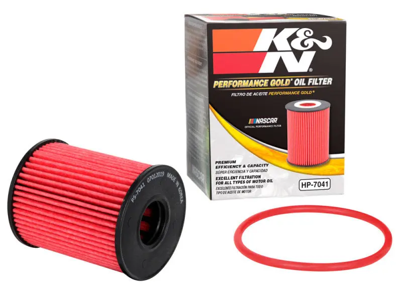 K&N KNNHP-7041 Performance Oil Filter - 14-18 Fiat 500L 1.4L L4 Gas №7