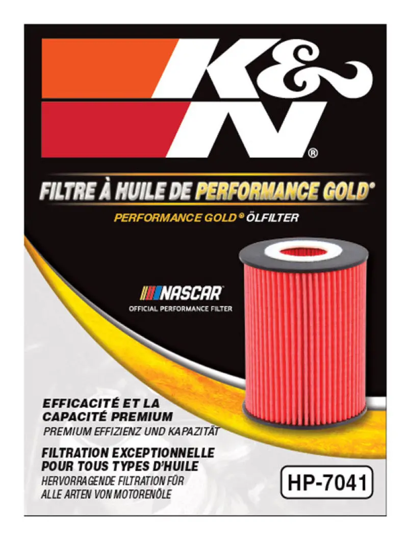 K&N KNNHP-7041 Performance Oil Filter - 14-18 Fiat 500L 1.4L L4 Gas №8