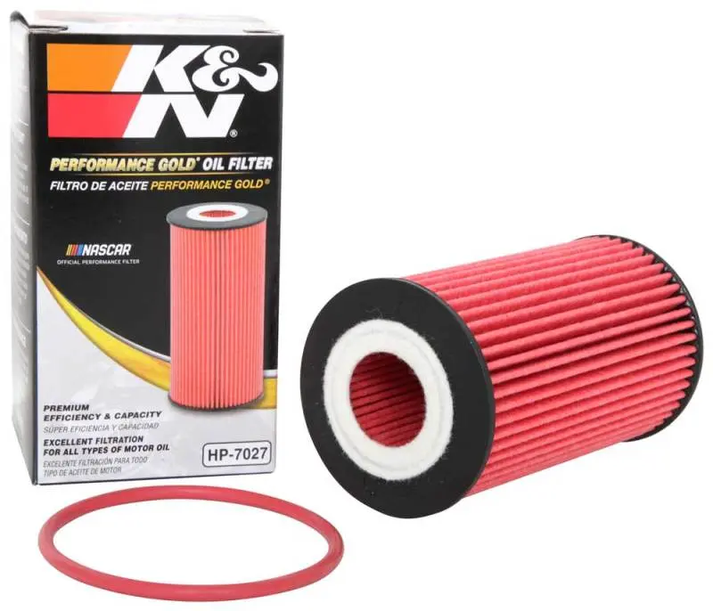 K&N KNNHP-7027 Performance Oil Filter For 09-19 GM 1.4L / 1.6L / 1.8L W/ Hengst Filter Housing №8