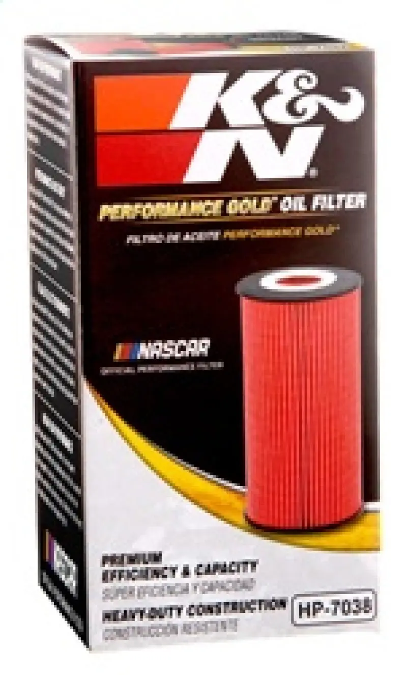 K&N KNNHP-7038 Performance Oil Filter For 2019 Audi A3 2.0L №8