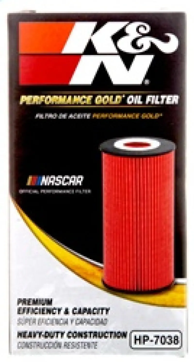 K&N KNNHP-7038 Performance Oil Filter For 2019 Audi A3 2.0L №9