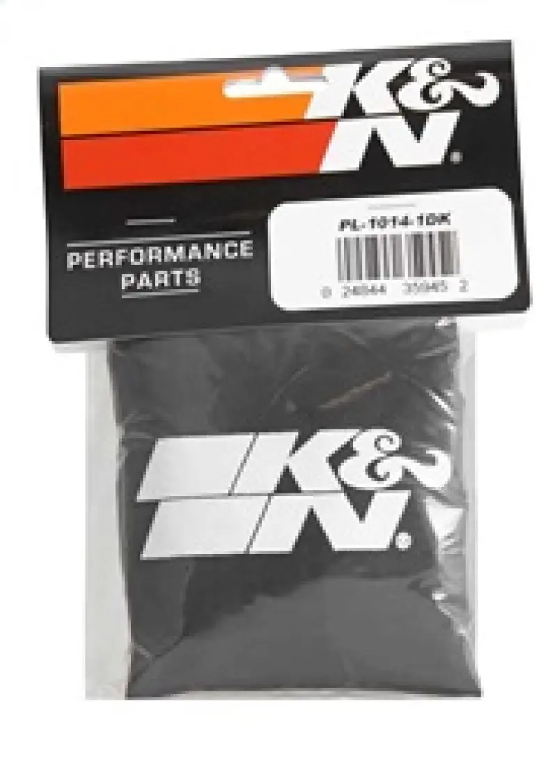 K&N KNNPL-1014-1DK Polaris Black Round Drycharger Air Filter Wrap 11.25inx3inx3in №6