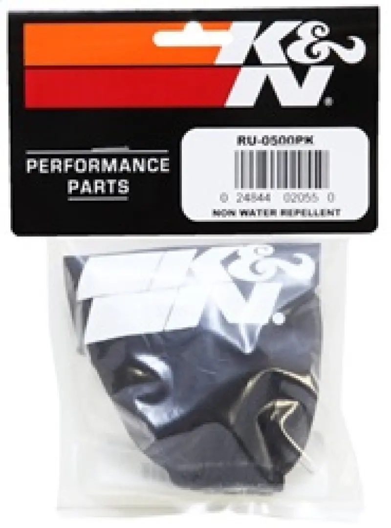 K&N KNNRU-0500PK Precharger Air Filter Wrap Black 4in Height 3.5in Inside Diameter №3