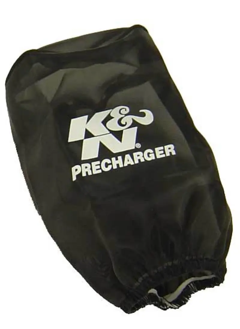 K&N KNNRU-0520PK Precharger Air Filter Wrap - Round Straight - Black - 3.5in ID X 6in H