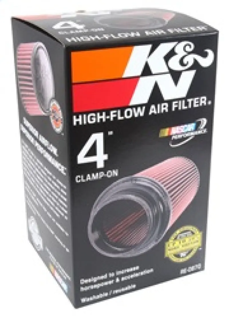 K&N RE-0870 Universal Rubber Filter 4inch FLG / 6inch OD-B / 4-5/8inch OD-T / 9inch H №12