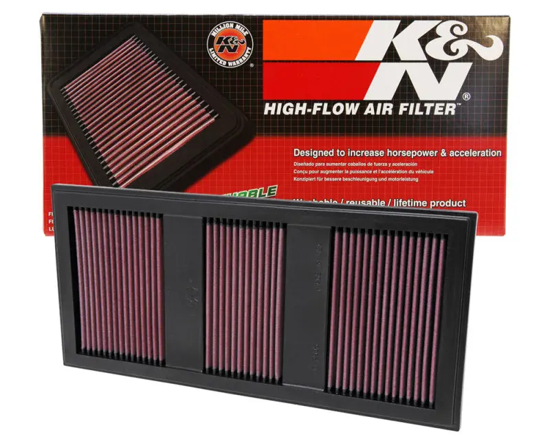 K&N KNN33-2985 Replacement Air FIlter 11 Mercedes Benz C350/CLS350/E300/GLK350/ML350/S350 / 11-12 E350/SLK350 №12