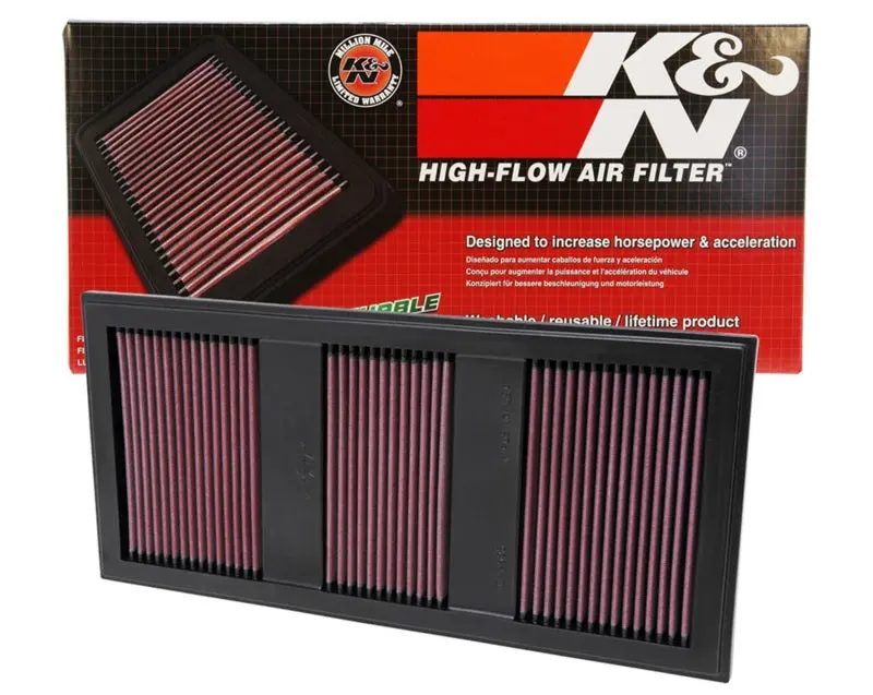 K&N KNN33-2985 Replacement Air FIlter 11 Mercedes Benz C350/CLS350/E300/GLK350/ML350/S350 / 11-12 E350/SLK350 №4