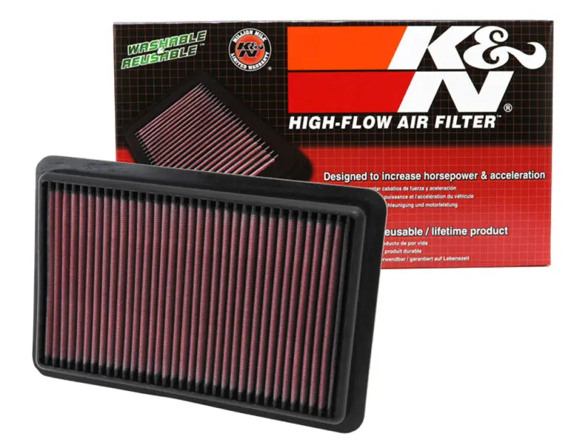 K&N KNN33-2480 Replacement Air Filter 12-13 Mazda 3 Skyactiv 2.0L / 13-14 Mazda CX-5 2.0L / 14 Mazda 6 2.5L №16