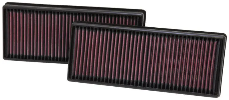 K&N KNN33-2474 Replacement Air Filter 12.563in O/S Length X 5.25in O/S Width X 1.625in H (Inc 2 Filters)