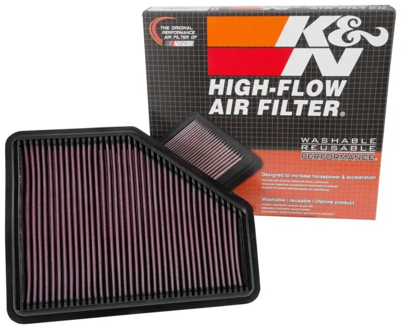 K&N KNN33-3051 Replacement Air Filter 15-16 BMW 330I 2.0L №10