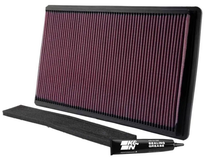 K&N KNN33-2035 Replacement Air Filter AIR FILTER, CHEV CORVETTE 5.7L 90-96, PONT FIREBIRD 5.7L 96-97