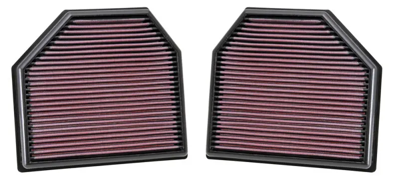 K&N KNN33-2488 Replacement Air Filter For 11-14 BMW M5/M6 4.4L V8 / 2015 M4/M3 3.0L I6 (2 Per Box) №1