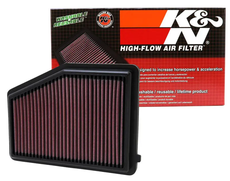 K&N KNN33-2468 Replacement Air Filter For 12 Honda Civic 1.8L L4 №12