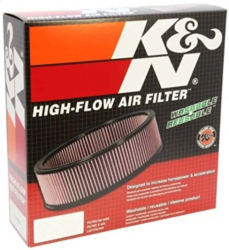 K&N KNNE-1450 Replacement Air Filter GM CARS AND TRUCKS,V6,V8,1969-92 №8