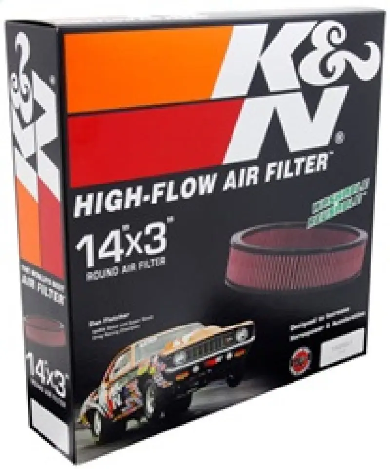 K&N KNNE-1650 Replacement Air Filter GM CARS & TRUCKS, V8, 1966-84 №15