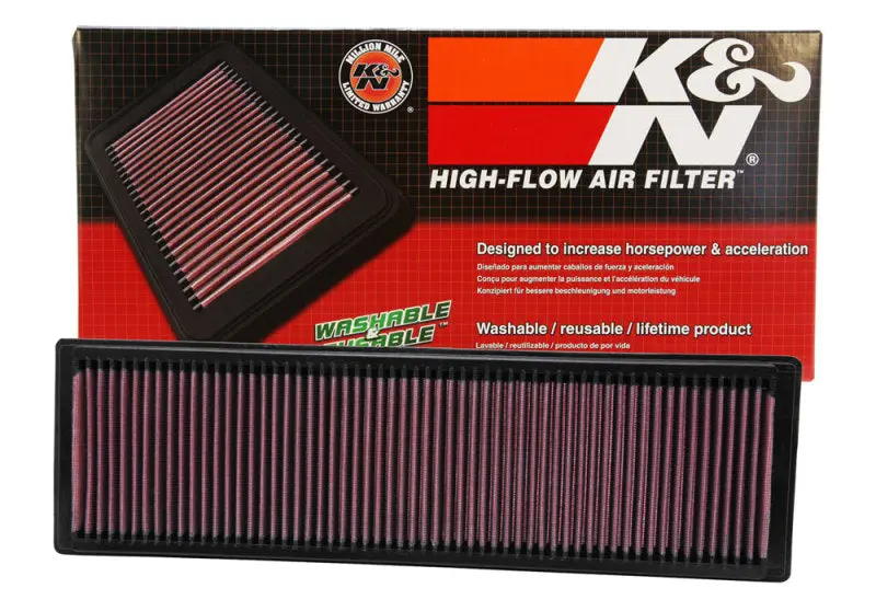 K&N KNN33-2331 Replacement Air Filter VOLKSWAGEN JETTA 2005-2010, RABBIT 2007-2009 2.5L L5 №11