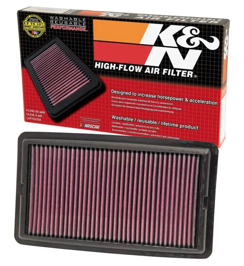 K&N KNN33-5013 Replacement Panel Air Filter For 2014-2015 Acura MDX 3.5L V6 №14