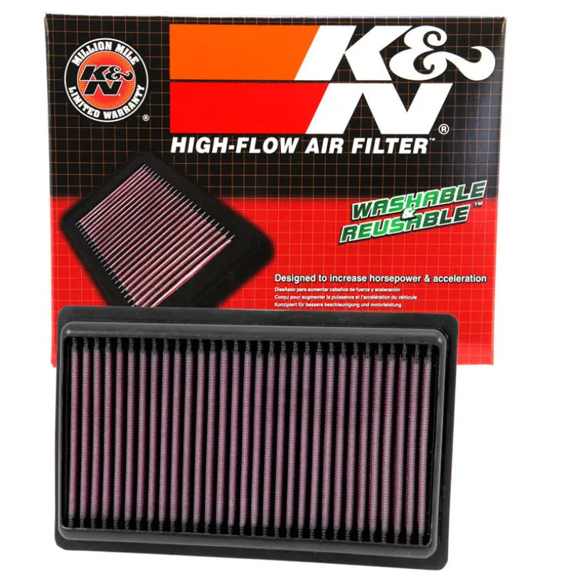 K&N KNN33-5014 Replacement Panel Air Filter For 2014-2015 Infiniti Q50 3.5L/3.7L V6 (2 Required) №15