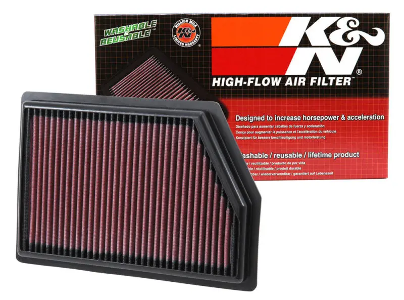 K&N KNN33-5009 Replacement Panel Air Filter For 2014 Jeep Cherokee 2.4L/3.2L №14